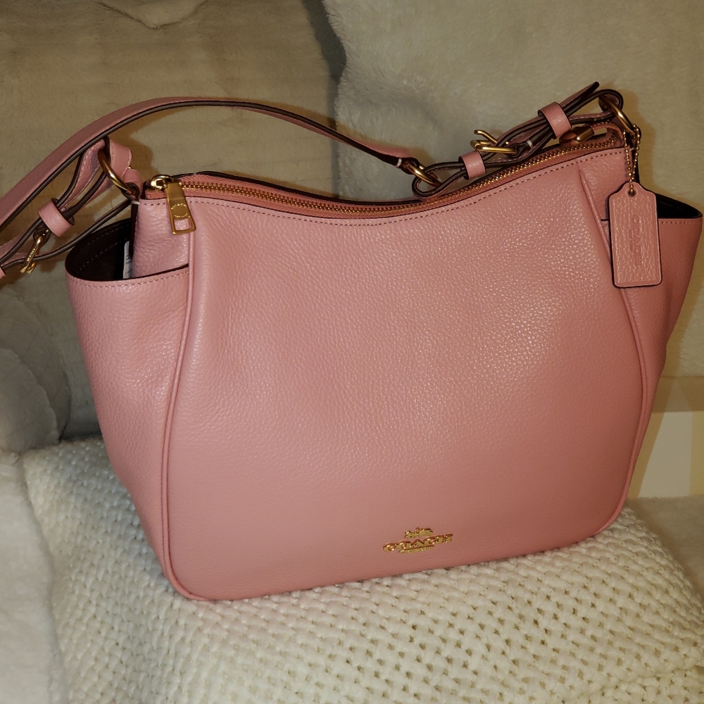 Coach Rori Shoulder Bag Bubble gum Color